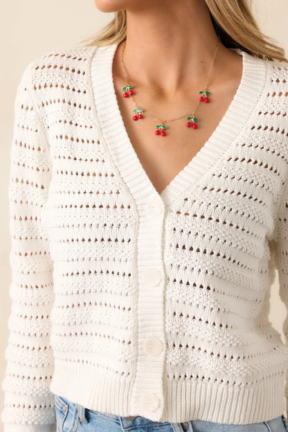Z Supply Sea Salt Ivory Romance Cardigan