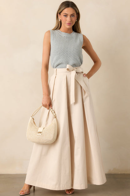 Better Than Ever Sage Green Knit Sleeveless Top