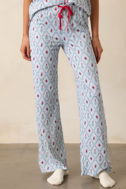Baby It’s Cold Outside Light Blue Pajama Pants