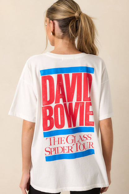 David Bowie White Les Origines Merch Tee