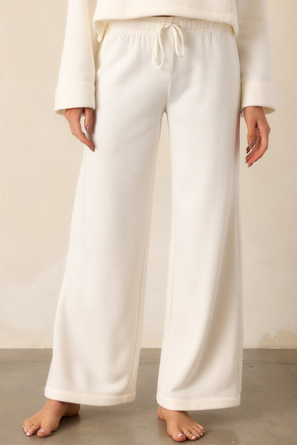 Z Supply Feeling The Moment Sea Salt Ivory Sweatpant