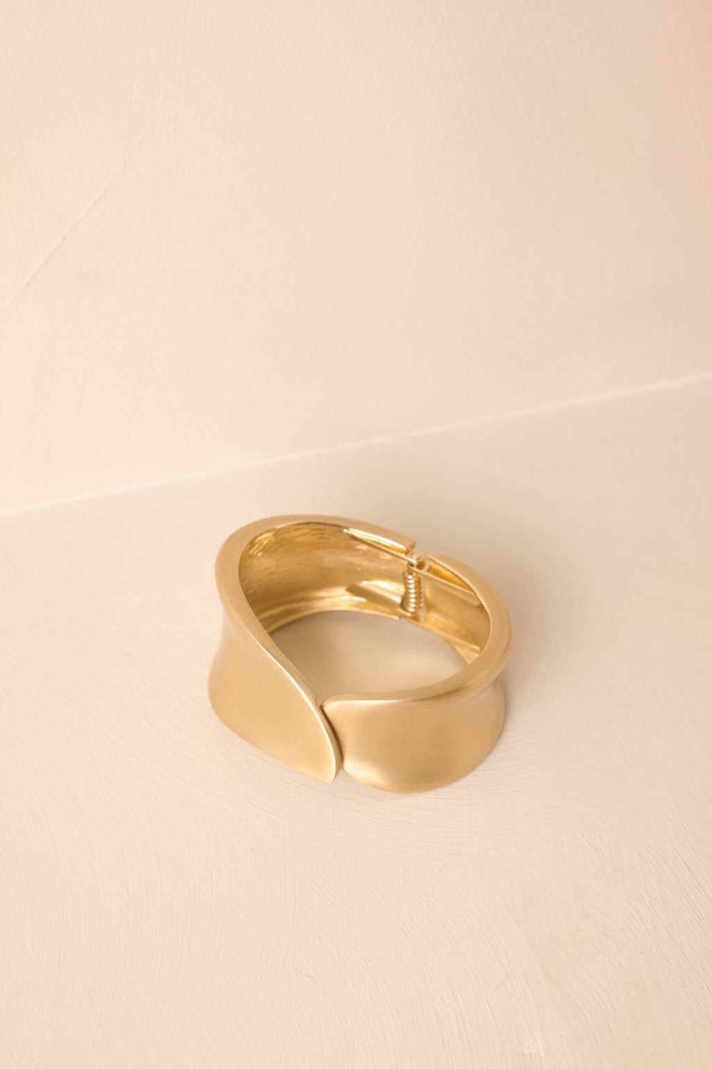 Double Take Matte Gold Cuff Bracelet