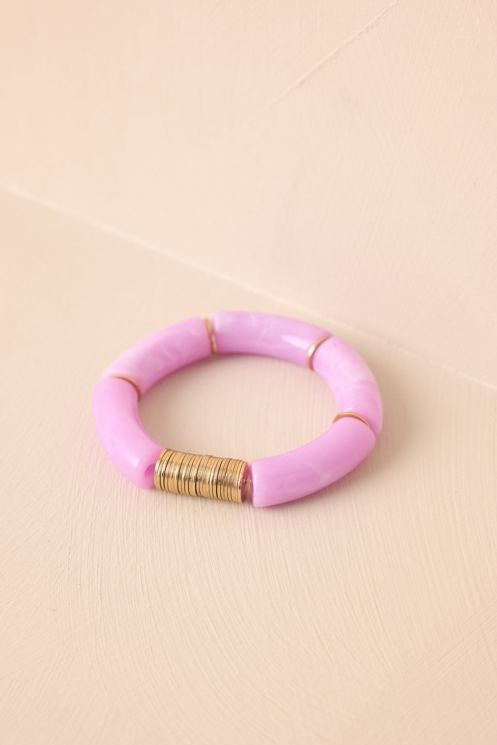 Find Your Joy Lavender Beaded Bracelet