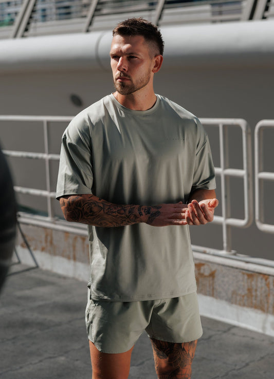 Gym King Purpose Tee - Soft Khaki