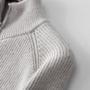 The Amalfi Wool Zipper Vest