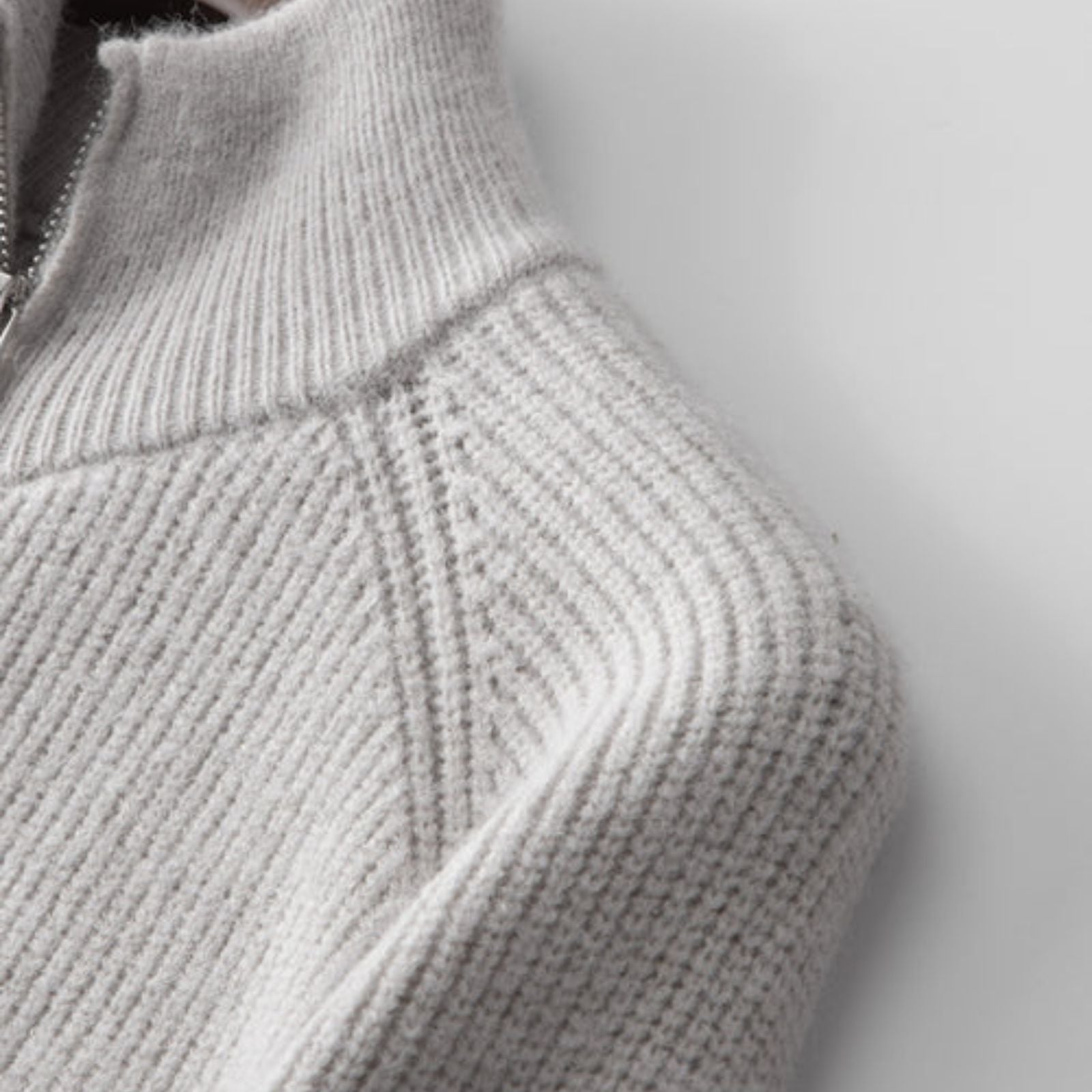 The Amalfi Wool Zipper Vest