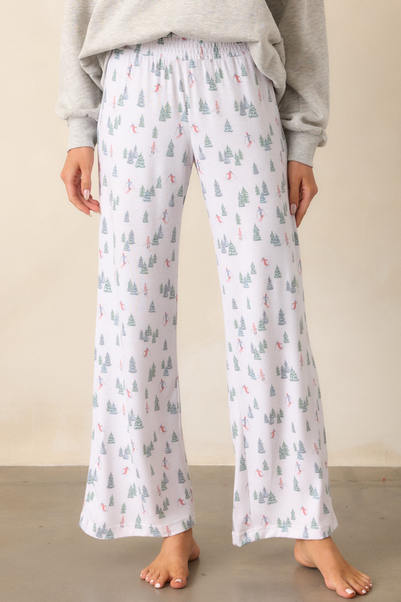 Z Supply Alpine Skier Ivory Brushed Knit Pant