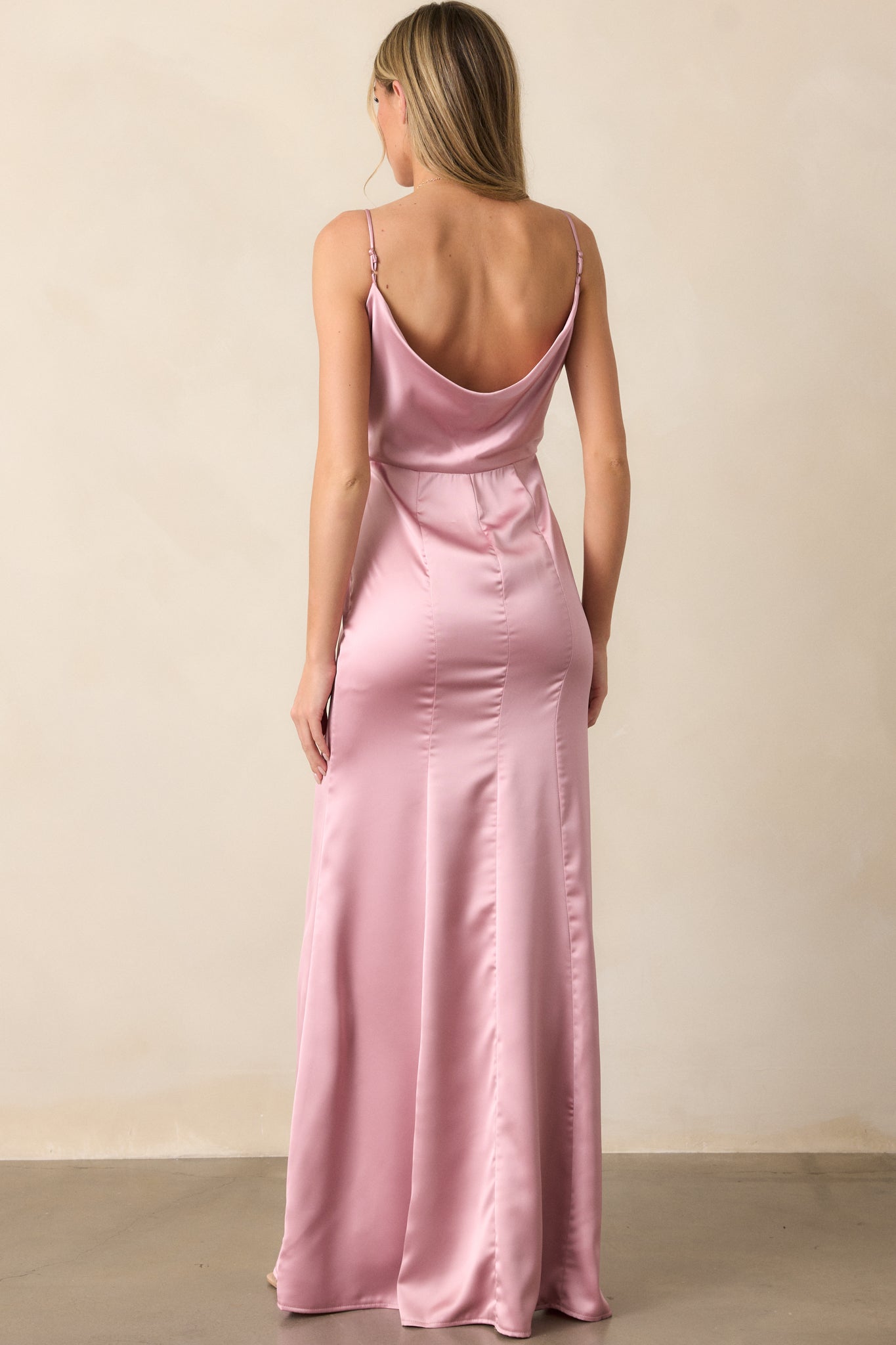 Inner Radiance Pink Champagne Maxi Dress