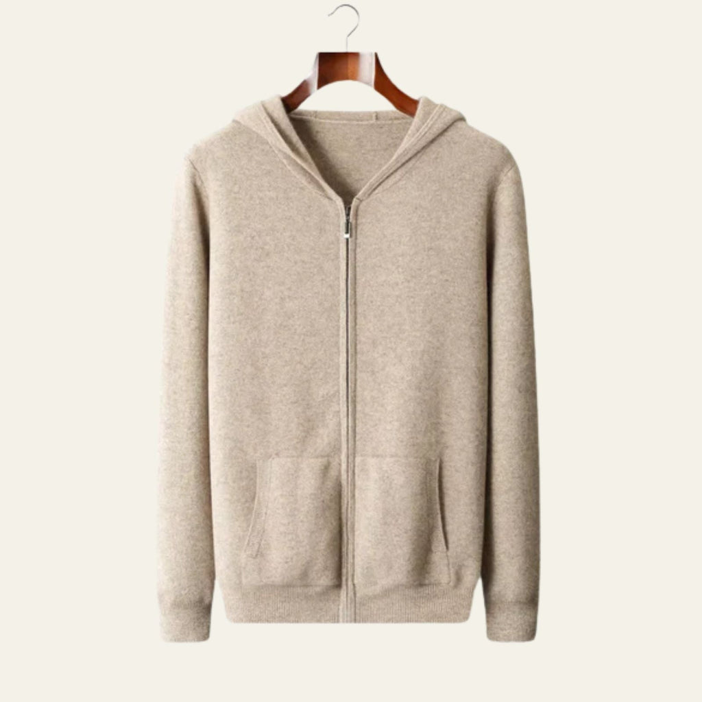 The Lucerne Merino Wool Zipper Hoodie