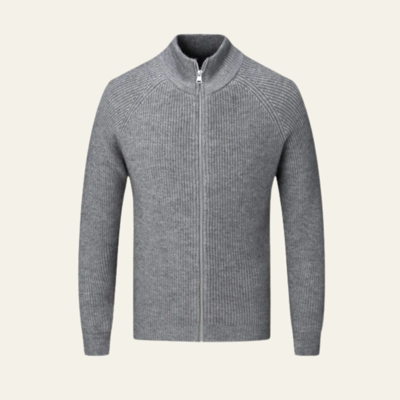 The Amalfi Wool Zipper Vest