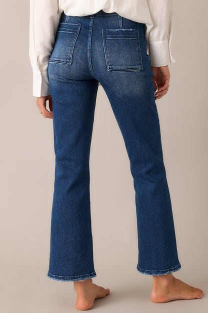 Killing Time Dark Wash Straight Leg Jeans