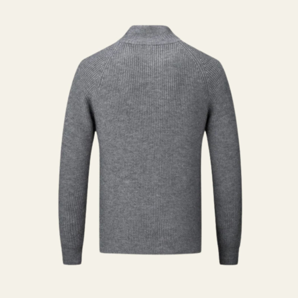 The Amalfi Wool Zipper Vest