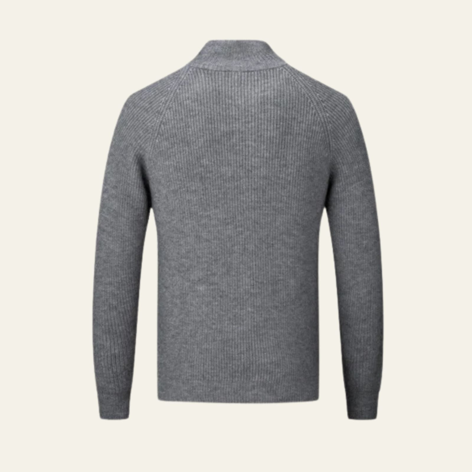 The Amalfi Wool Zipper Vest