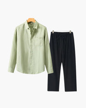 Old Money Linen Combo (Longsleeve) VIP