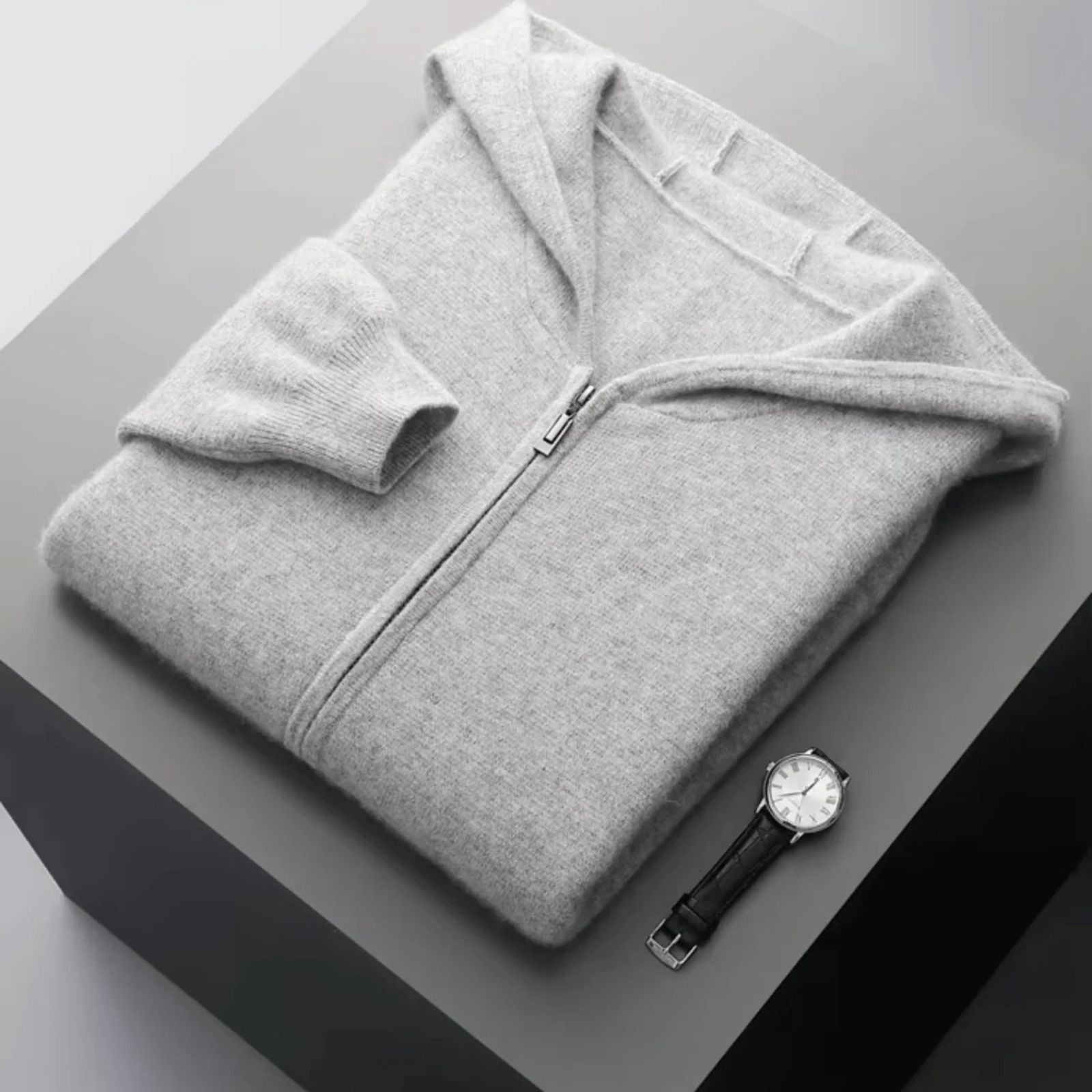The Geneva Merino Wool Zip-Up Comfort Set