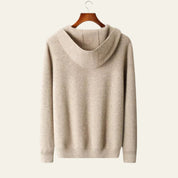 The Lucerne Merino Wool Zipper Hoodie