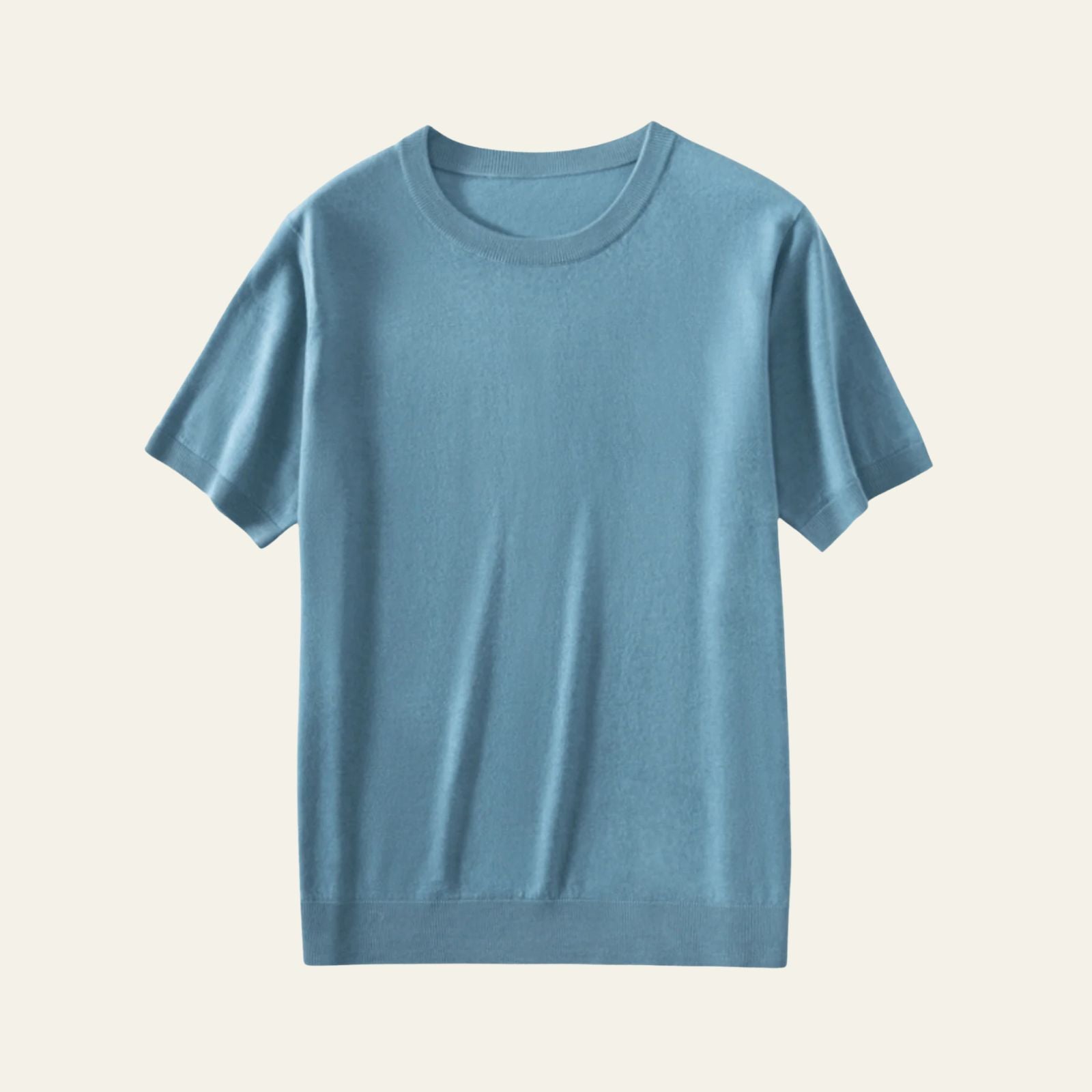 The Lisbon Wool Knit Casual T-Shirt