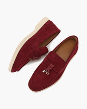 Old Money Suede Lady Loafers