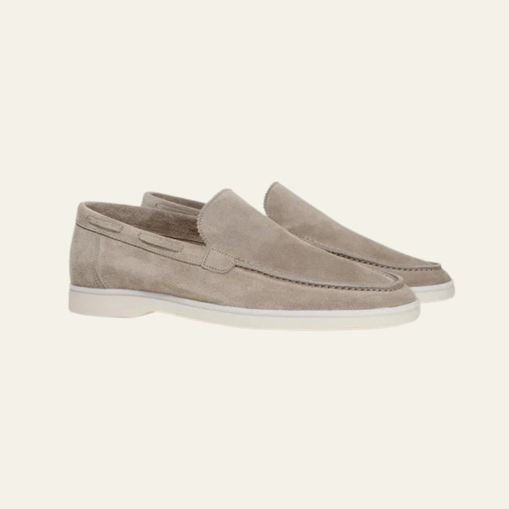The Monaco Yacht Loafers Light Grey