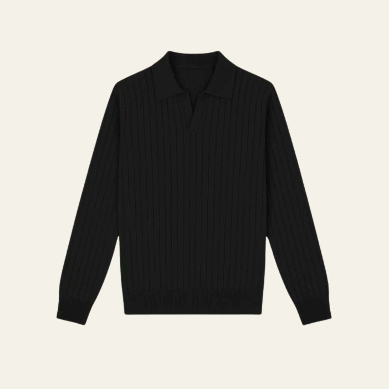 The Lucerne Ribbed Knit Polo