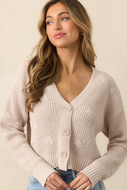Z Supply Fleur Parchment Cardigan