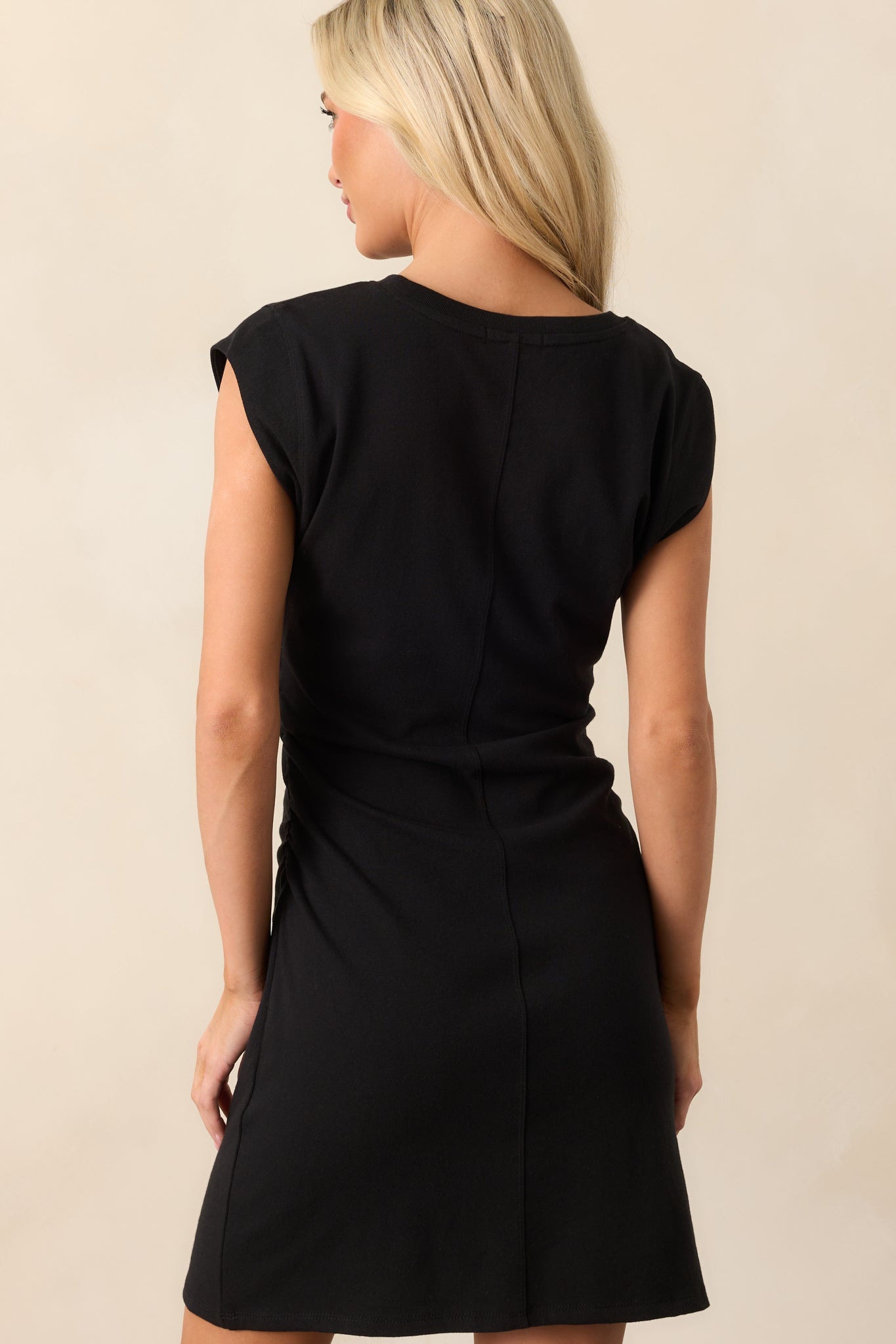 Z Supply Black Camino Mini Dress