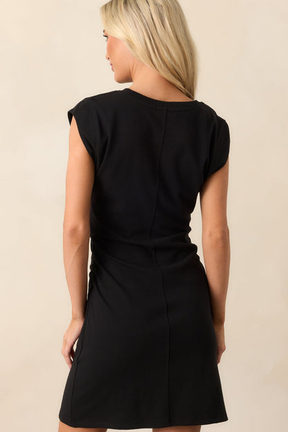 Z Supply Black Camino Mini Dress