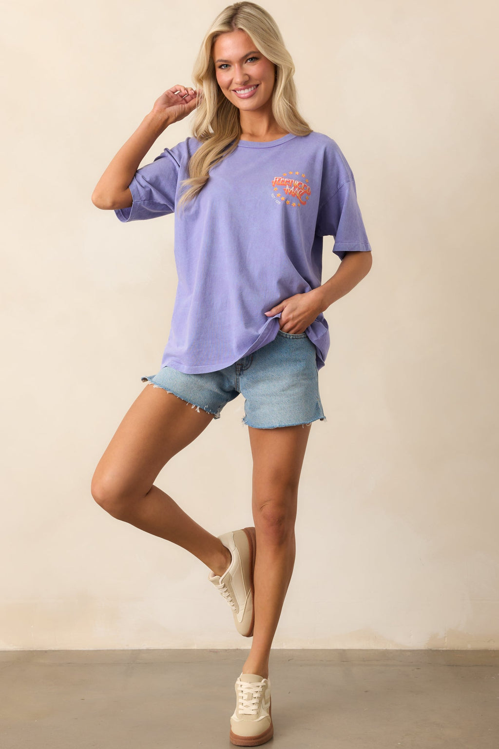 Fleetwood Mac Purple Mist Rumors Tour Merch Tee