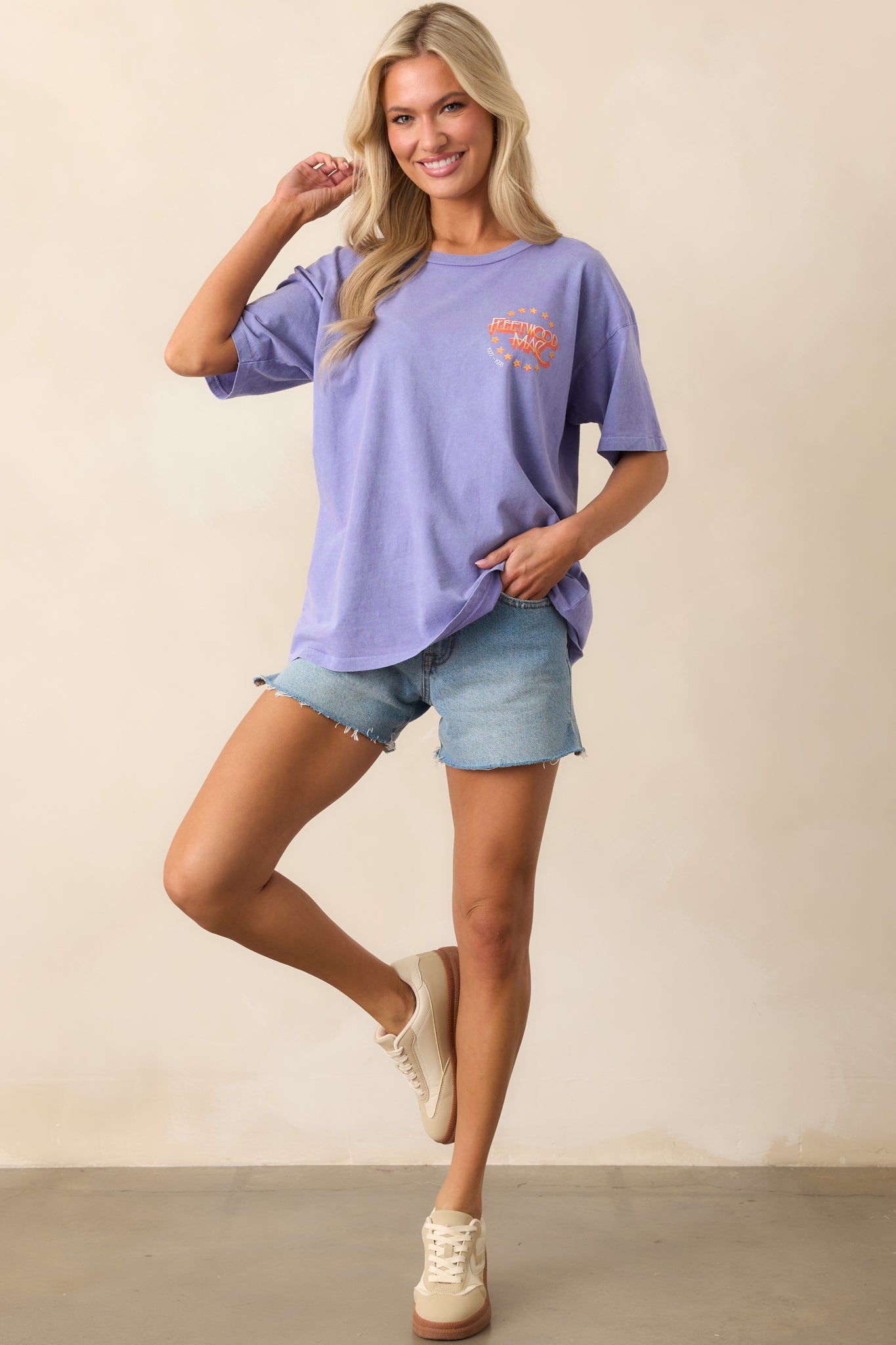 Fleetwood Mac Purple Mist Rumors Tour Merch Tee