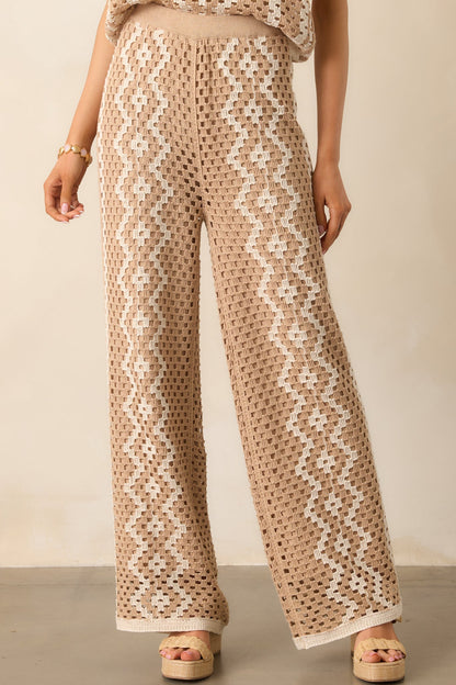Z Supply Natural Loma Crochet Pant