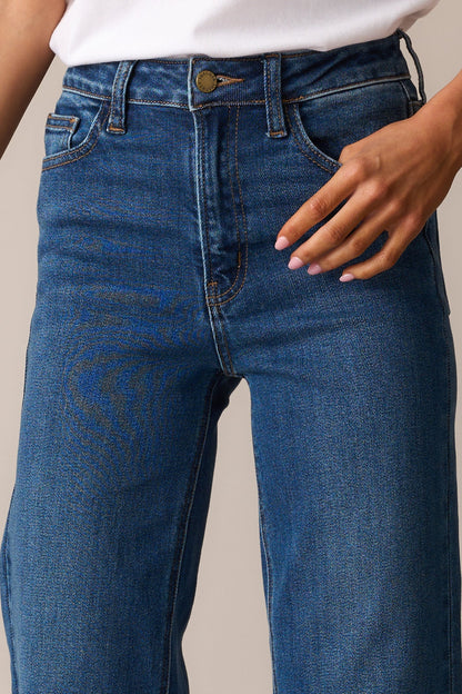Always First Dark Wash Wide Leg Jeans