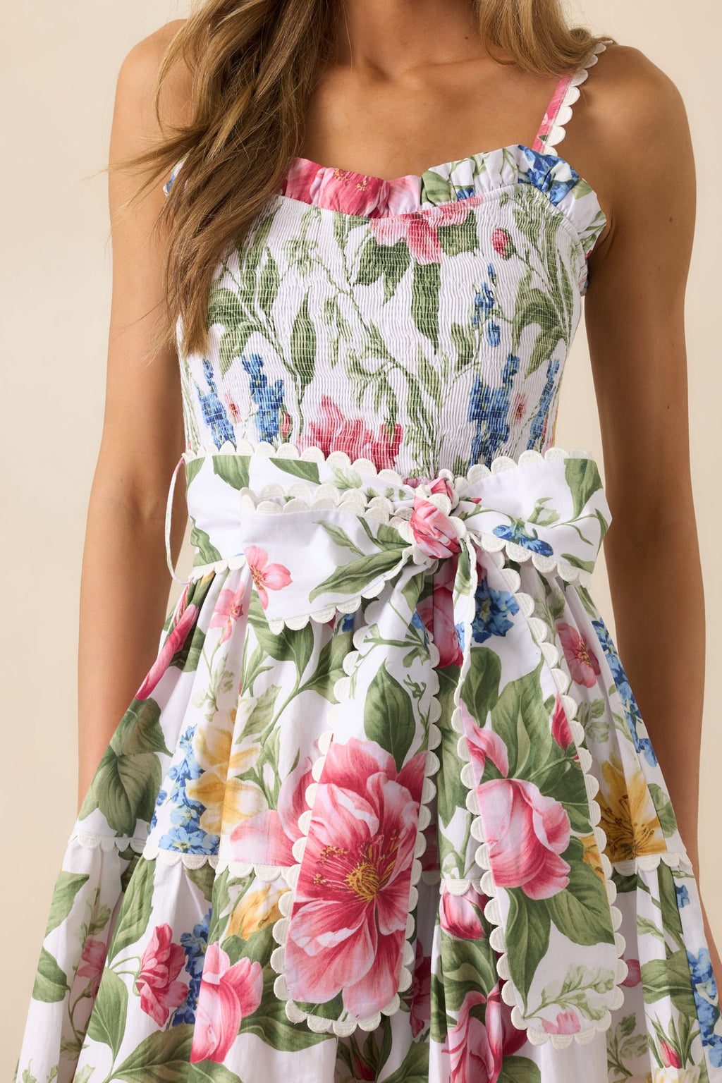 Darcy Dream Garden Floral Cotton Maxi Dress