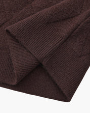 Diamond Knit Crewneck Sweater