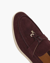 Old Money Suede Lady Loafers