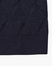 Diamond Knit Crewneck Sweater