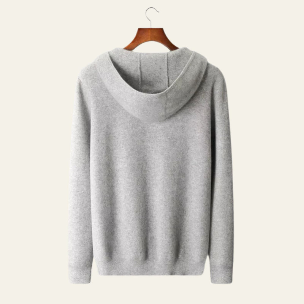 The Lucerne Merino Wool Zipper Hoodie