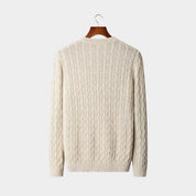 The Montreux Merino Wool Cable Sweater