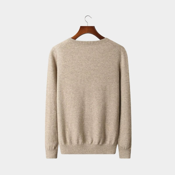 The Amalfi Merino Wool V-Neck Sweater