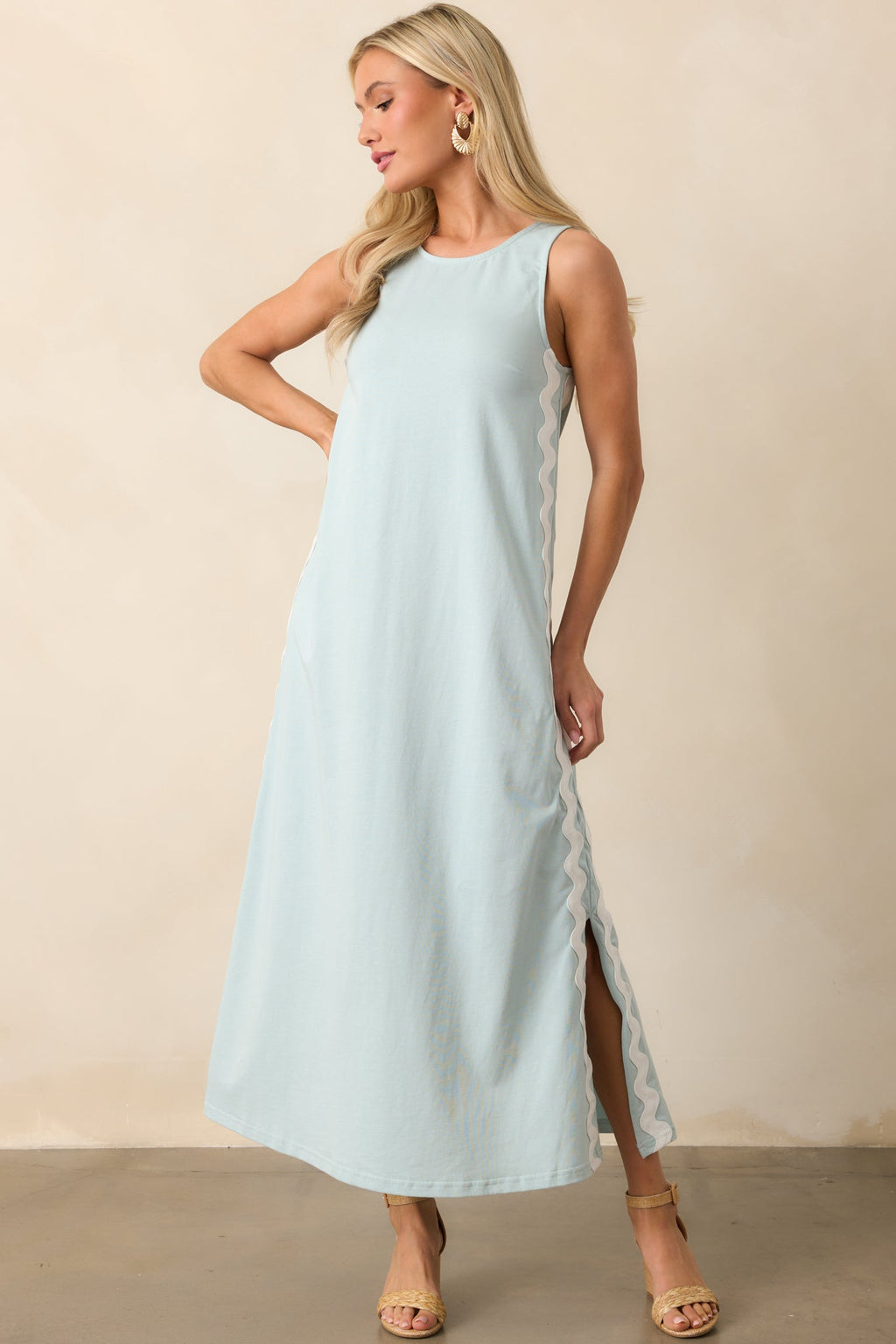 Dawn Ancient Waters Cotton Maxi Dress