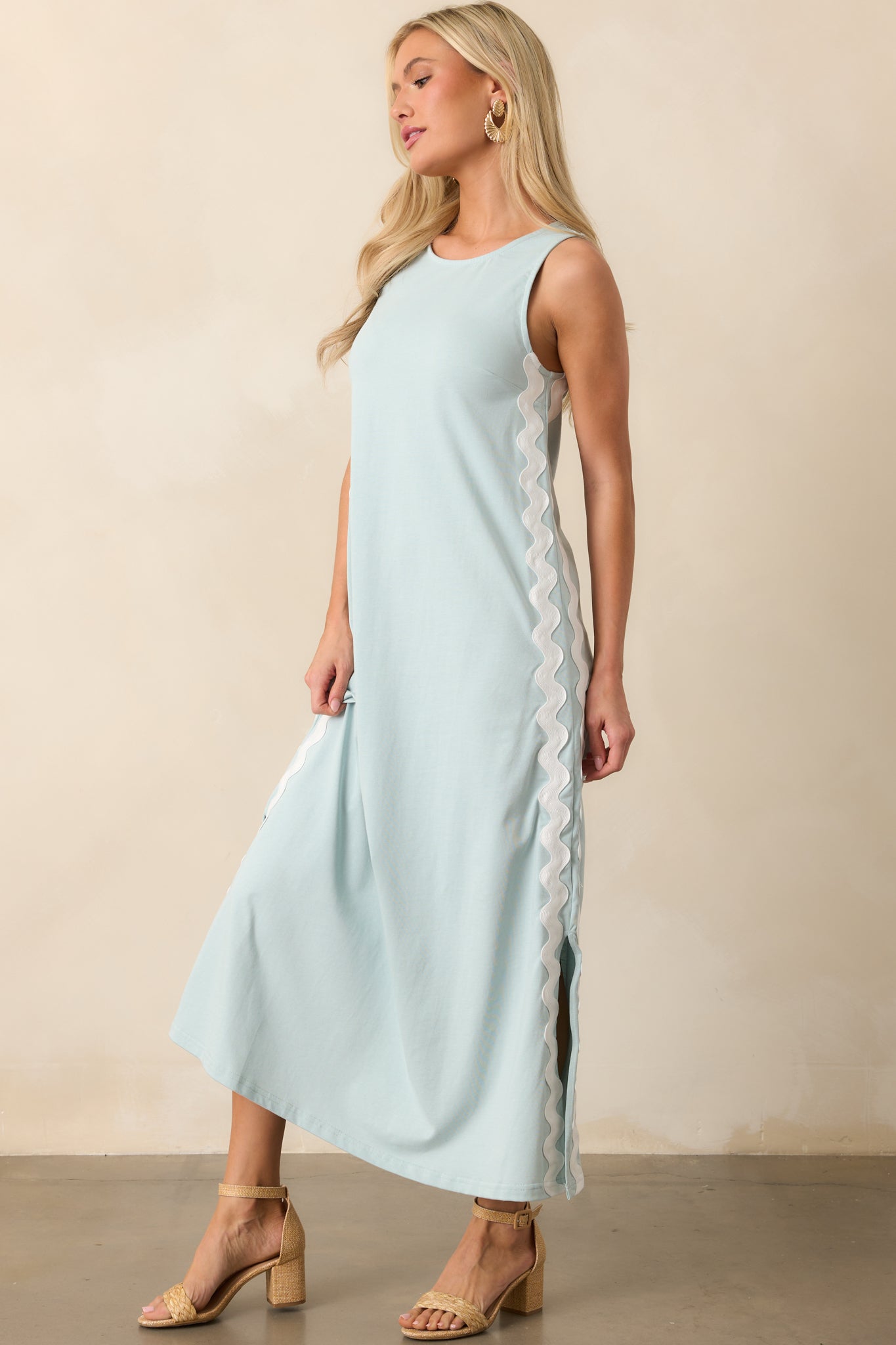Dawn Ancient Waters Cotton Maxi Dress