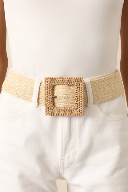 All Of Me Ivory Belt