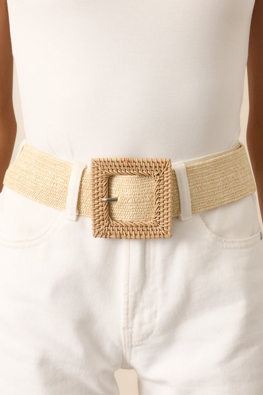 All Of Me Ivory Belt