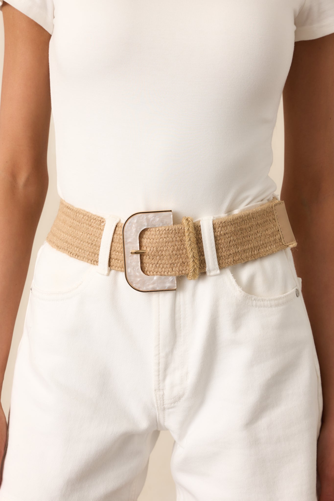 Earthly Allure Tan Belt