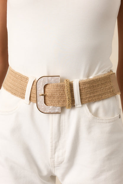 Earthly Allure Tan Belt