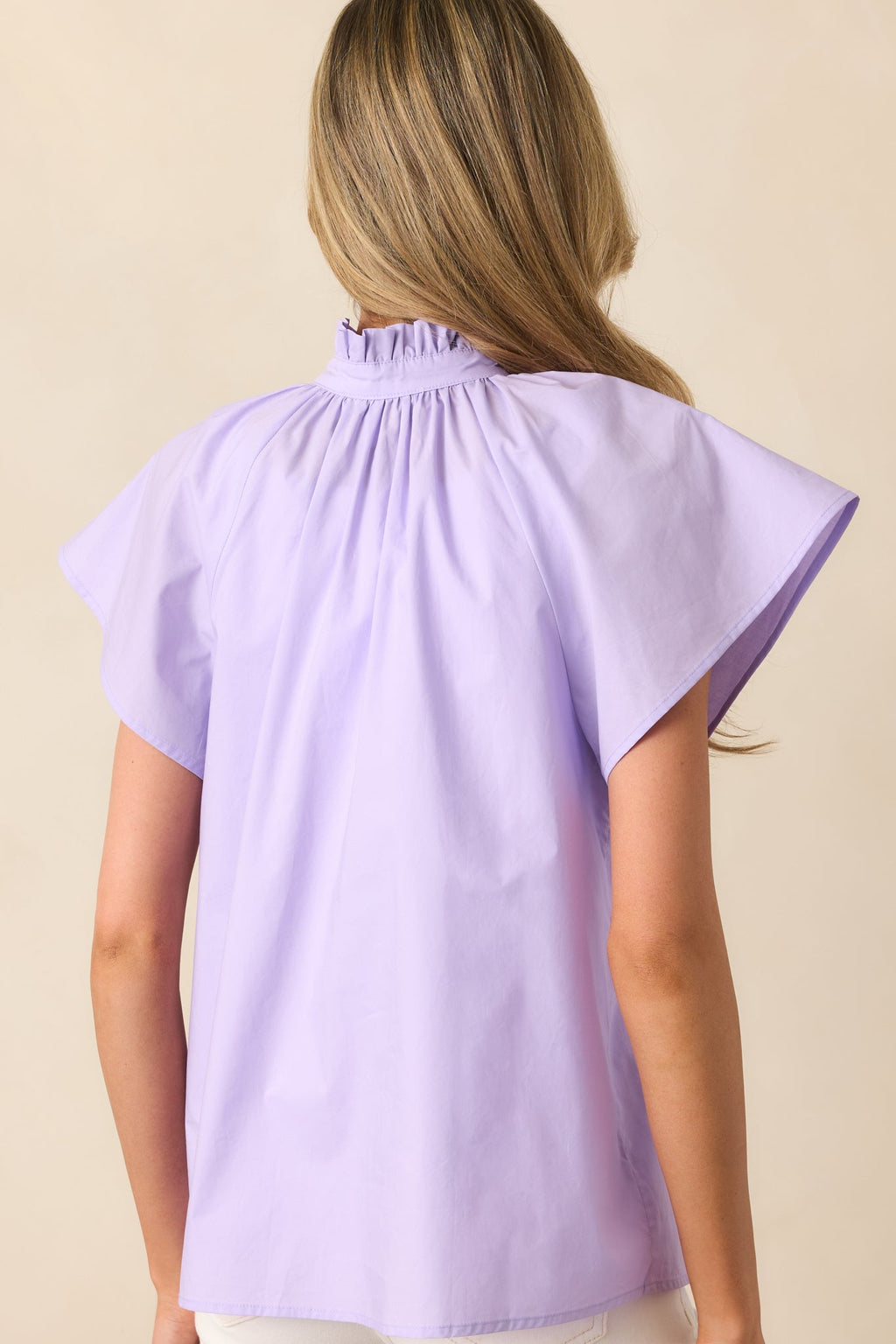Florence Lilac Cotton Top