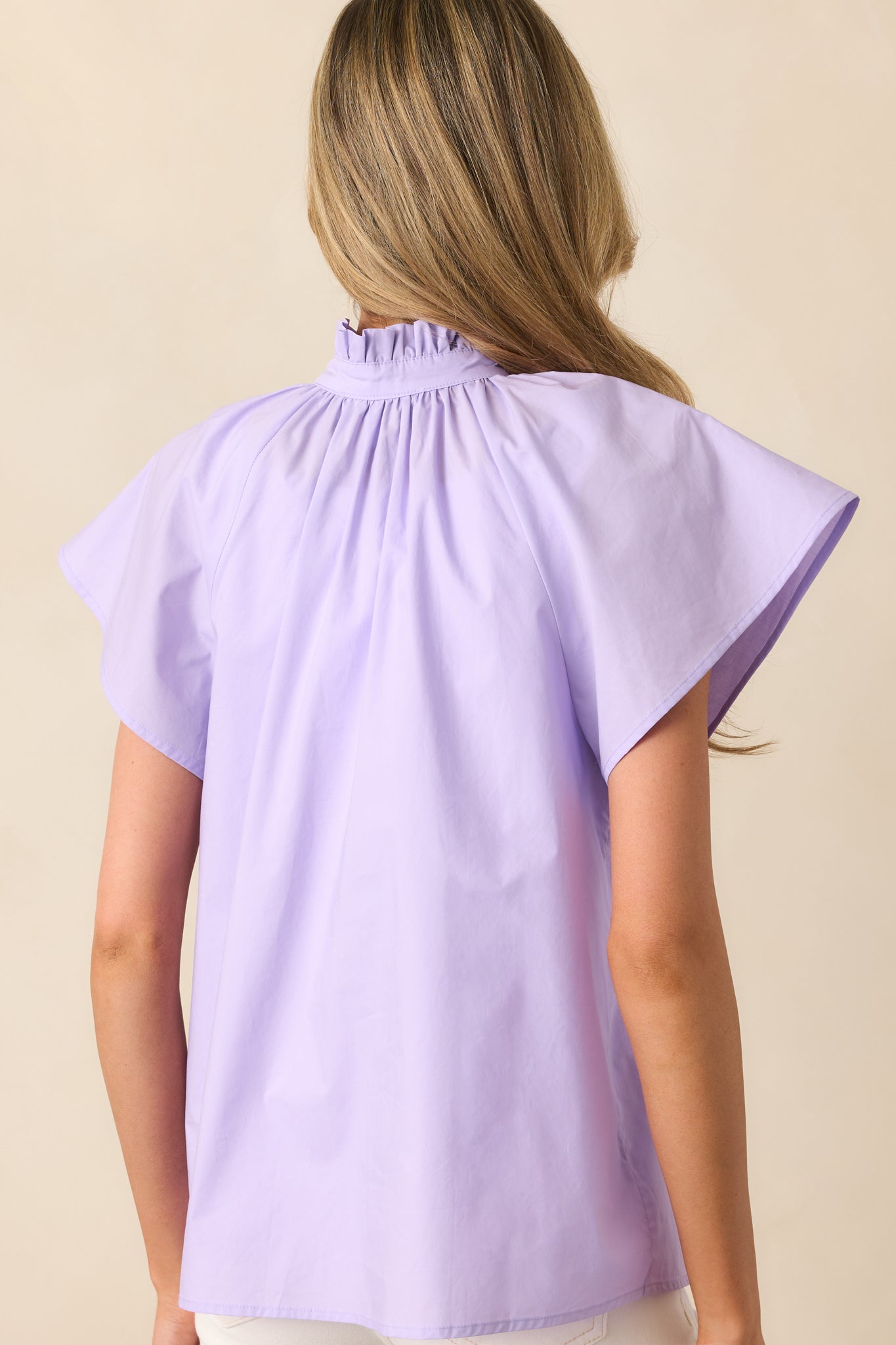 Florence Lilac Cotton Top