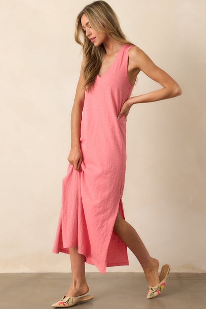 Z Supply Sunset Pink Palisades Midi Dress