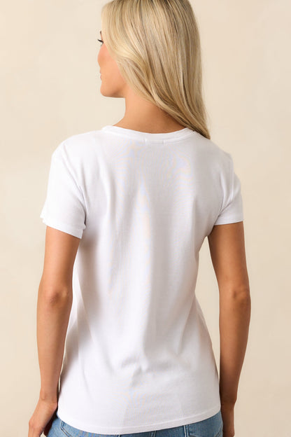 Every Day Kind Of Thing White Crew Neck Tee