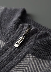 100% MERINO WOOL PATTERNED SET
