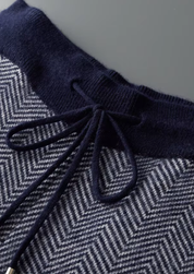 100% MERINO WOOL PATTERNED SET